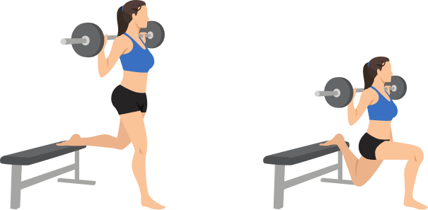 Bulgarian Split Squat demonstration